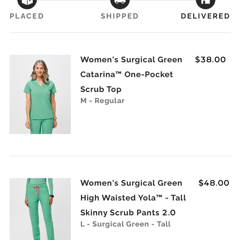 Figs Women's Scrub Top - Picture 5 of 5